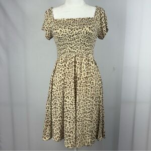 Gap: Casual Dress with Cheetah Print